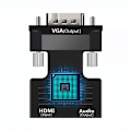 Pikkukuva 1 / 5: HDMI-yhteensopiva naaras-VGA-urosmuunnin o-sovittimella