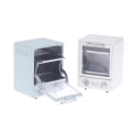 Pikkukuva 2 / 5: 1:12 Dollhouse Mini pystysuora uuni Mikroaaltouuni Keittiön uunivuoka White