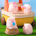 Miniatyrbild 3 av 8: Mini e Funny Pig Figur Car Dashboard Ornament Desktop Resin Cr 3