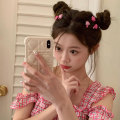 Pikkukuva 6 / 8: 6 kpl / set Peach Heart Mini -hiusneulat ja Sweet Pink Bangs -pidike A2