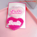 Miniatyrbillede 6 af 8: Modebrev Hjerte Hårnål Pink Plys Hårklemme Side Bang Cli A2