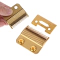 Pikkukuva 3 / 8: 2 kpl / set Groove Tooth Hair Trimmer -korvausterät hiuksiin Gold
