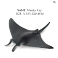 Miniatyrbillede 1 af 5: Simulering Marine Life Action Figurer Ocean Animal Model Educat A16