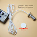 Miniatyrbilde 4 av 8: Led USB Spotlight Smykkeskap Utstillingsvindu Counter Lampe Silver Purple Light