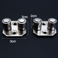 Miniatyrbillede 7 af 8: 2 Stk Gulvmonteret skydedør i træ. Styrerulleholder Top A3