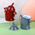 Miniatyrbillede 6 af 8: Canister With Attitude Krukker Akimbo Crooked Body Mugs og Hipster Multicolor