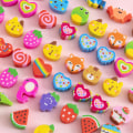 Miniatyrbillede 4 af 8: 50 stk/pose Kawaii Eraser Creative Cartoon Mini Pencil Rubber Ani A3