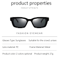 Pikkukuva 3 / 8: Neliönmuotoiset aurinkolasit Nainen Luxury Designer Retro Pieni suorakulmio S A3
