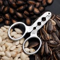 Pikkukuva 3 / 8: Melon Plier Scissor Nut Cracker ruostumaton teräs Walnut Pine Sh