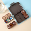 Pikkukuva 4 / 8: Muovinen kannettava case tiiviste Travel One Week Pack osastot Brown