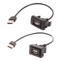 Pikkukuva 3 / 8: Auton kojelaudan uppoasennus USB paneelin jatkokaapelin sovitin Soc A