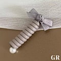 Pikkukuva 1 / 8: Bowknot-punotut puhelinlangalliset hiusnauhat Gray