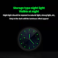 Miniatyrbillede 7 af 8: 1PC Mini Ur Bil Quartz Ur Mini Elektronisk Ur Vandtæt white 1