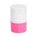 Miniatyrbillede 1 af 5: 4 i 1 bærbar 4-lags tabletkværn Pulver Piller Medicin Rose red
