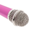 Pikkukuva 8 / 8: Mikrofoni 3,5 mm Stereo Studio Mic KTV Karaoke Mini mikrofoni Silver