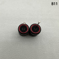 Pikkukuva 1 / 8: 1 set 1/64 mallin auton pyörät kumirenkailla muokatut osat Ve B11 fork Red