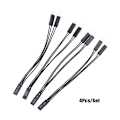 Miniatyrbild 1 av 8: Moderkortsbrytare Power SW/ÅTERSTÄLL SW/HDD LED/ Power LED 1 till 2 Dub 4Pcs/Set