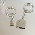 Pikkukuva 6 / 8: Ghost Avaimenperät Metallilaukku Auton avaimenperä Hauskat Dumpling Riipukset A1