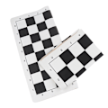 Miniatyrbild 7 av 8: PU Läder Soft Tournament Schackbräde för barns utbildning 51X51CM