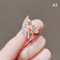 Miniatyrbillede 1 af 8: Mode Luksus Hjerte Brocher Til Kvinder Crystal Lapel Pin Cloth A3