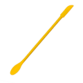 Miniatyrbillede 1 af 8: Silikonespatel Krukkeskraber Scoop Tip Lang dobbelthovedet Cosme Yellow