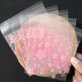 Miniatyrbild 3 av 8: 100st Plast Transparent presentpåse Sakura Candy Cookie Self Ad L