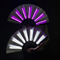 Miniatyrbillede 5 af 5: Fest LED Fan Luminous Stage Performance Show Light Up Fan Birt Blue