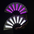 Pikkukuva 5 / 5: Juhla-LED Fan Valaisin Stage Performance Show Light Up Fan Birt White