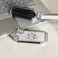 Miniatyrbilde 1 av 8: Folding Hair Kam Hårstyling Med Speil Anime Portable Trave A4
