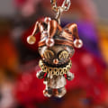 Pikkukuva 2 / 5: Uusi klovninukkeriipus Persoonallisuus Retro suosittu muoti hopea Pendant + Chain