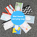 Miniatyrbillede 2 af 8: Bærbar Baby Wet Wipes Bag Tissue Box Container Miljøvenlig R G
