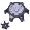 Miniatyrbillede 1 af 5: 10 stk TPR Golfsko Spikes erstatning Champ Cleats Pins Fast T black