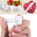 Miniatyrbild 4 av 8: 3 st/ set DIY Form Hjärtform Tårta Choklad Socker Deco