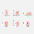 Miniatyrbild 8 av 8: Mini e Funny Pig Figur Car Dashboard Ornament Desktop Resin Cr 3