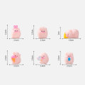 Miniatyrbillede 8 af 8: Mini e Funny Pig Figur Car Dashboard Ornament Desktop Resin Cr 2