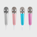 Miniatyrbillede 4 af 8: Mikrofon 3,5 mm Stereo Studio Mic KTV Karaoke Mini Mikrofon Rose red