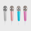 Pikkukuva 4 / 8: Mikrofoni 3,5 mm Stereo Studio Mic KTV Karaoke Mini mikrofoni Silver