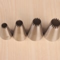 Miniatyrbilde 3 av 7: 4 STK Store glasurrørsdyser Kakebaking Cookie Cupcake Pipi