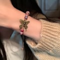 Pikkukuva 4 / 8: Vintage Butterfly Beads -kudotut ketjuriipuskaulakoru naisille A3