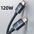 Miniatyrbillede 2 af 8: 120W USB C til Type C-kabel til IPhone 15 Pro Max 13 Oneplus PO Purple-2m