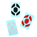 Miniatyrbild 3 av 8: 1Set Mouse Feet Mouse Skate för Darmoshark M3 Mouse Glides Curv Red