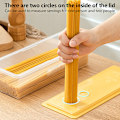Miniatyrbilde 7 av 8: Stablebar Spaghetti Noodle Pasta Container Box Oppbevaringsboks Mic Yellow