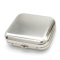 Miniatyrbillede 5 af 8: Rustfrit stål firkantet lomme askebæger metalbakke med låg Port