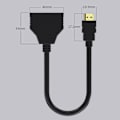 Miniatyrbilde 8 av 8: 1080P HDMI splitter adapter kabel 2 dobbel port Y splitter 1 i 2