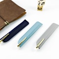 Miniatyrbillede 3 af 8: PU Læder Blyant Beskyttende Sleeve Slidfast Pen Bag Soli A7