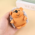 Pikkukuva 7 / 8: Hedgehog Pehmolelu Sarjakuva Eläinriippunukke Avainnippu autolaukku Brown