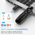 Pikkukuva 1 / 6: 2.4Ghz USB Wireless Presenter Red -Pen Pointer PPT Remote Contr
