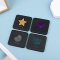 Miniatyrbillede 7 af 8: 1 PC bærbare hånd mini makeup spejle Dobbeltsidet kompakt spejl Heart