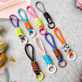 Miniatyrbild 2 av 8: Nyckelring Lanyard Stark rem för nycklar Flätat paraplyrep Ha A6