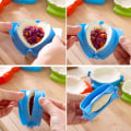 Miniatyrbillede 3 af 8: 1 stk Dumpling Form Dej Press wienerbrød Gyoza Maker Samosa Pie Ra Blue